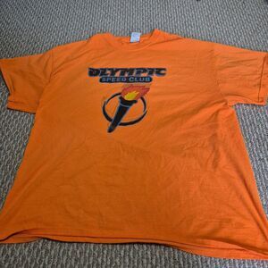 Y2K Olympic Speed Club Graphic Tee Sz XL